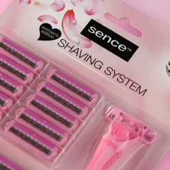 Scheren & Ontharen<Sence 6x Scheermesjes Triple Blades SS 15+ 4 stuks