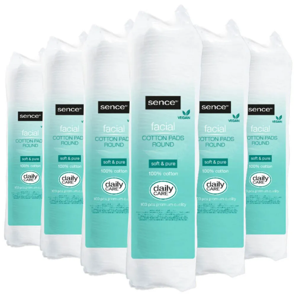 Reiniging<Sence 6x Wattenschijfjes Rond 100 stuks