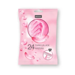 3x Wegwerpmesjes Three Blades Vrouwen 24 stuks^Sence Online