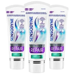 Specialistische Mondverzorging|Spoelen & Poetsen<Sensodyne 3x Tandpasta Clinical Repair Deep Clean 75 ml