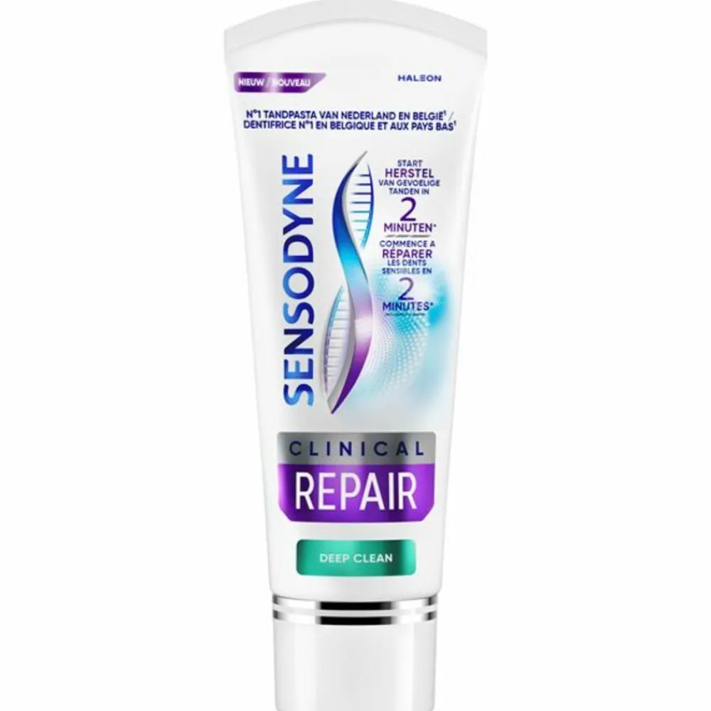 Specialistische Mondverzorging|Spoelen & Poetsen<Sensodyne 3x Tandpasta Clinical Repair Deep Clean 75 ml