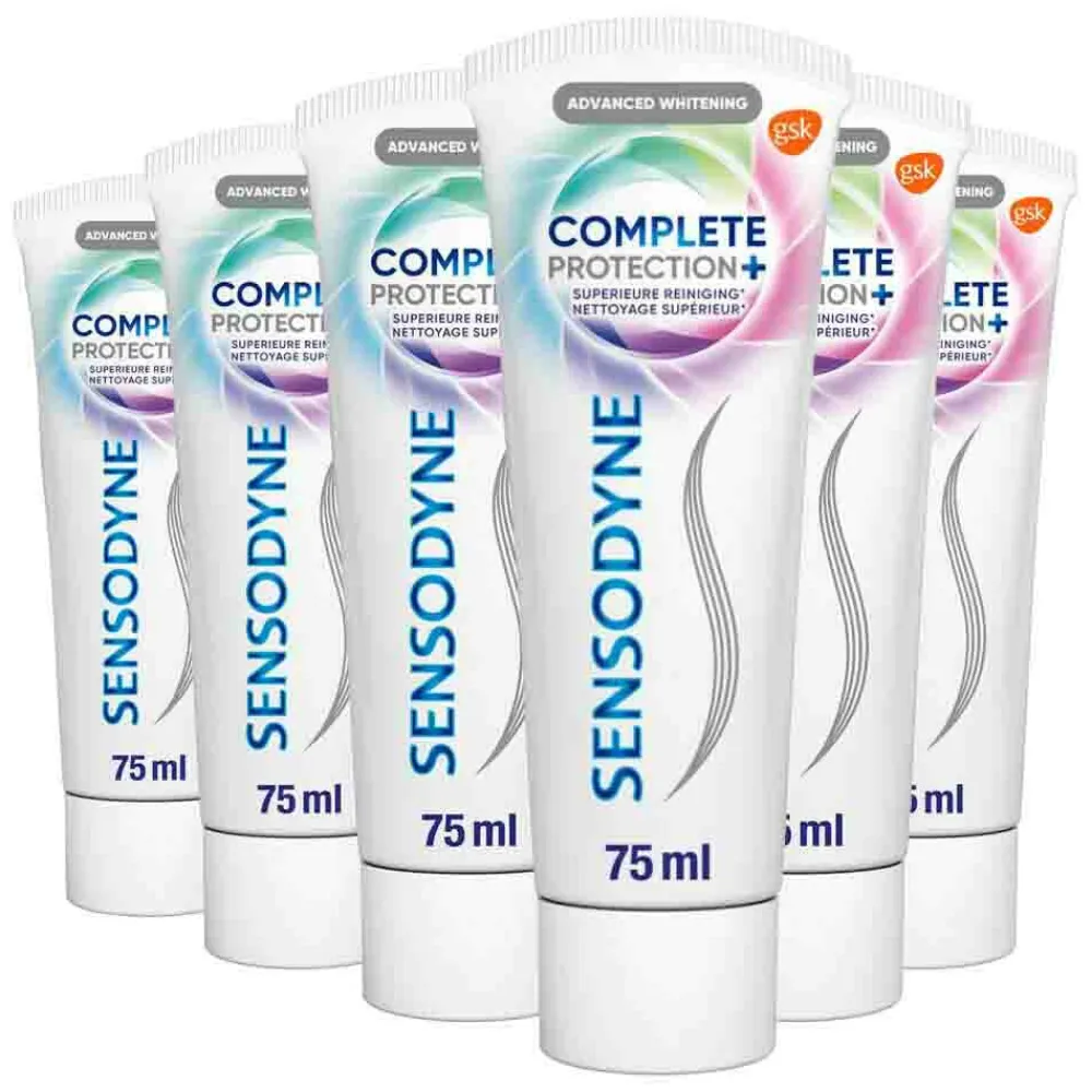 6x Tandpasta Complete Protection+ Advanced Whitening 75 ml^Sensodyne Discount