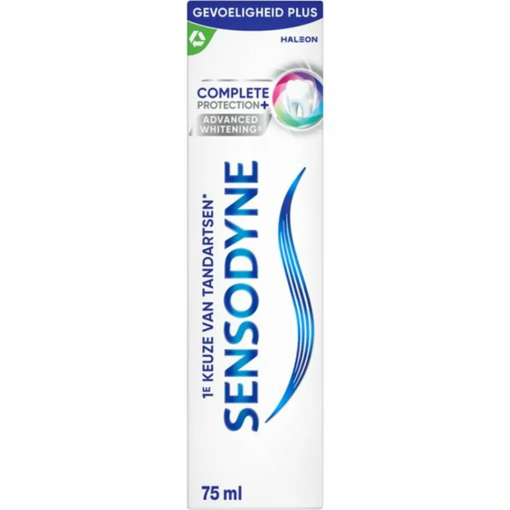 6x Tandpasta Complete Protection+ Advanced Whitening 75 ml^Sensodyne Discount