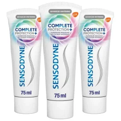 3x Tandpasta Complete Protection+ Advanced Whitening 75 ml^Sensodyne Clearance