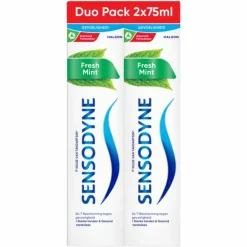 3x Tandpasta Fresh Mint Duo 2 stuks^Sensodyne Clearance