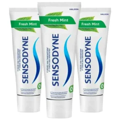 Specialistische Mondverzorging|Spoelen & Poetsen<Sensodyne 3x Tandpasta Fresh Mint 75 ml