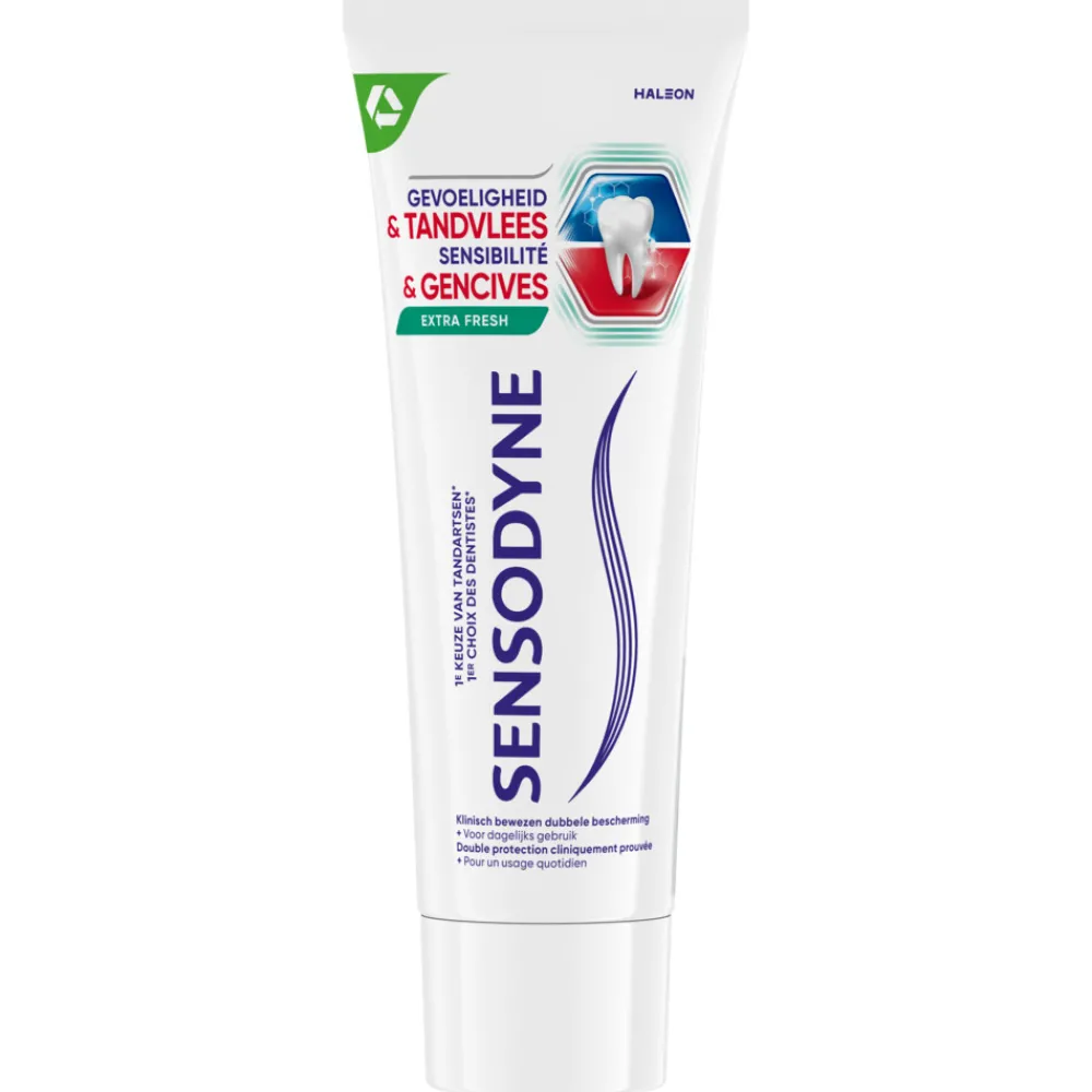 Specialistische Mondverzorging|Spoelen & Poetsen<Sensodyne 3x Tandpasta Gevoeligheid & Tandvlees Active Protect 75 ml