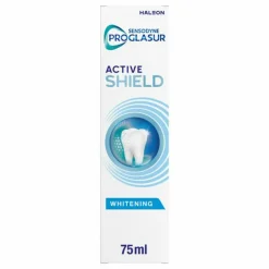 Specialistische Mondverzorging|Spoelen & Poetsen<Sensodyne 3x Tandpasta ProGlasur Active Shield Whitening 75 ml