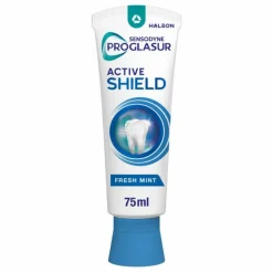 6x Tandpasta ProGlasur Active Shield Fresh Mint 75 ml Specialistische Mondverzorging|Spoelen & Poetsen