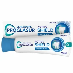 6x Tandpasta ProGlasur Active Shield Fresh Mint 75 ml Specialistische Mondverzorging|Spoelen & Poetsen