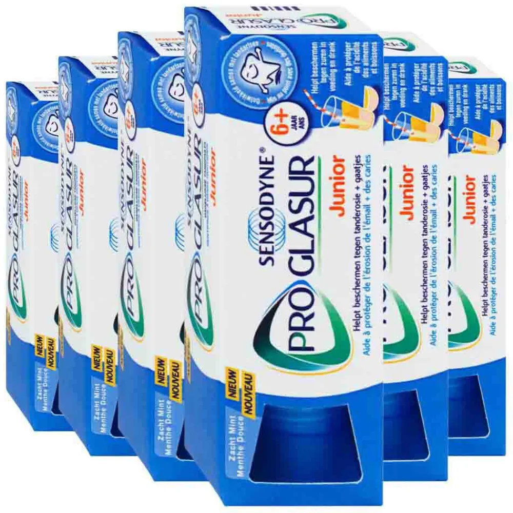 6x Tandpasta ProGlasur Junior 6+ jaar 50 ml^Sensodyne Online