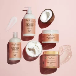 6x Curl Defining Haargel Coconut & Hibiscus + Flaxseed 431 ml^Shea Moisture