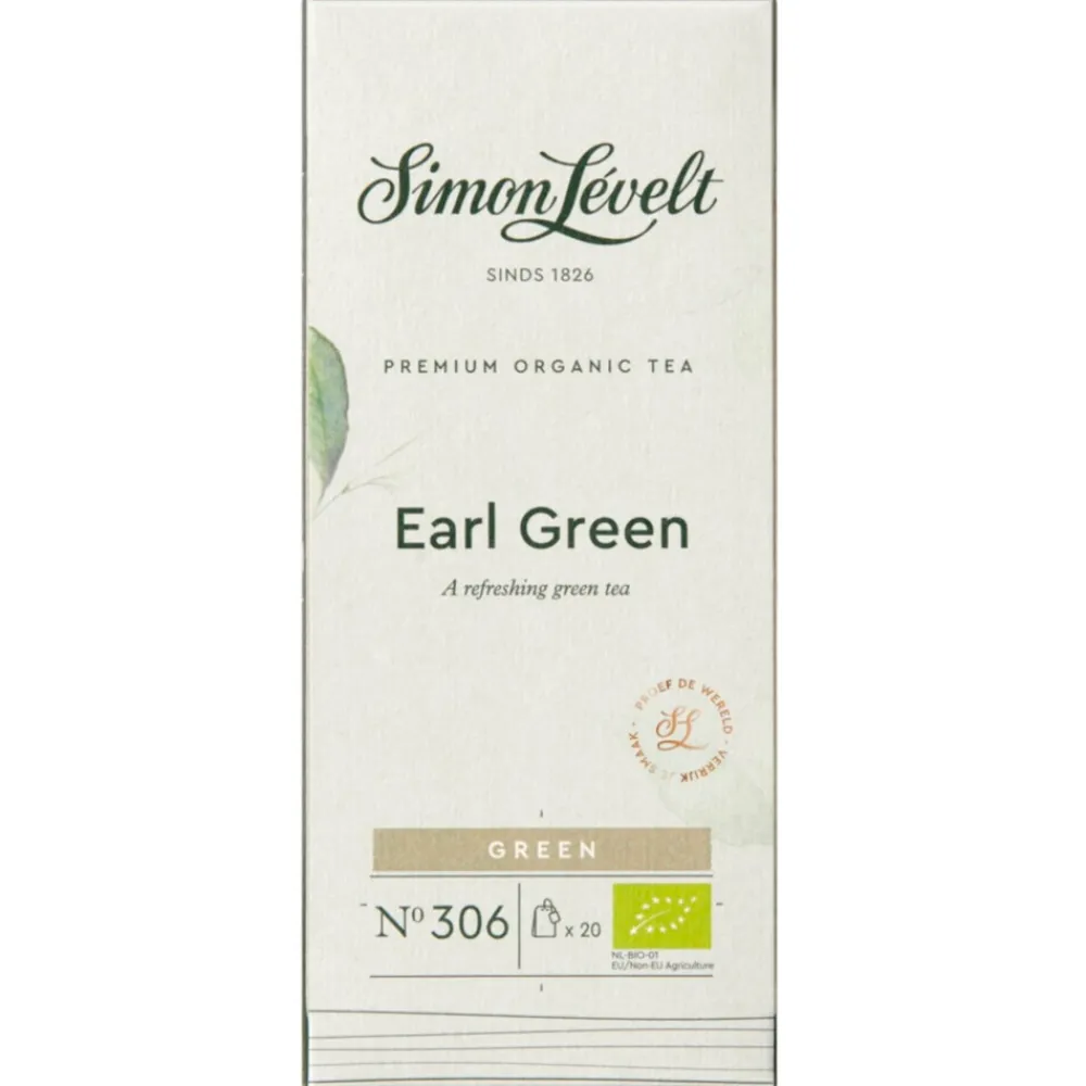 3x Earl Grey Green Bio 20 stuks Thee
