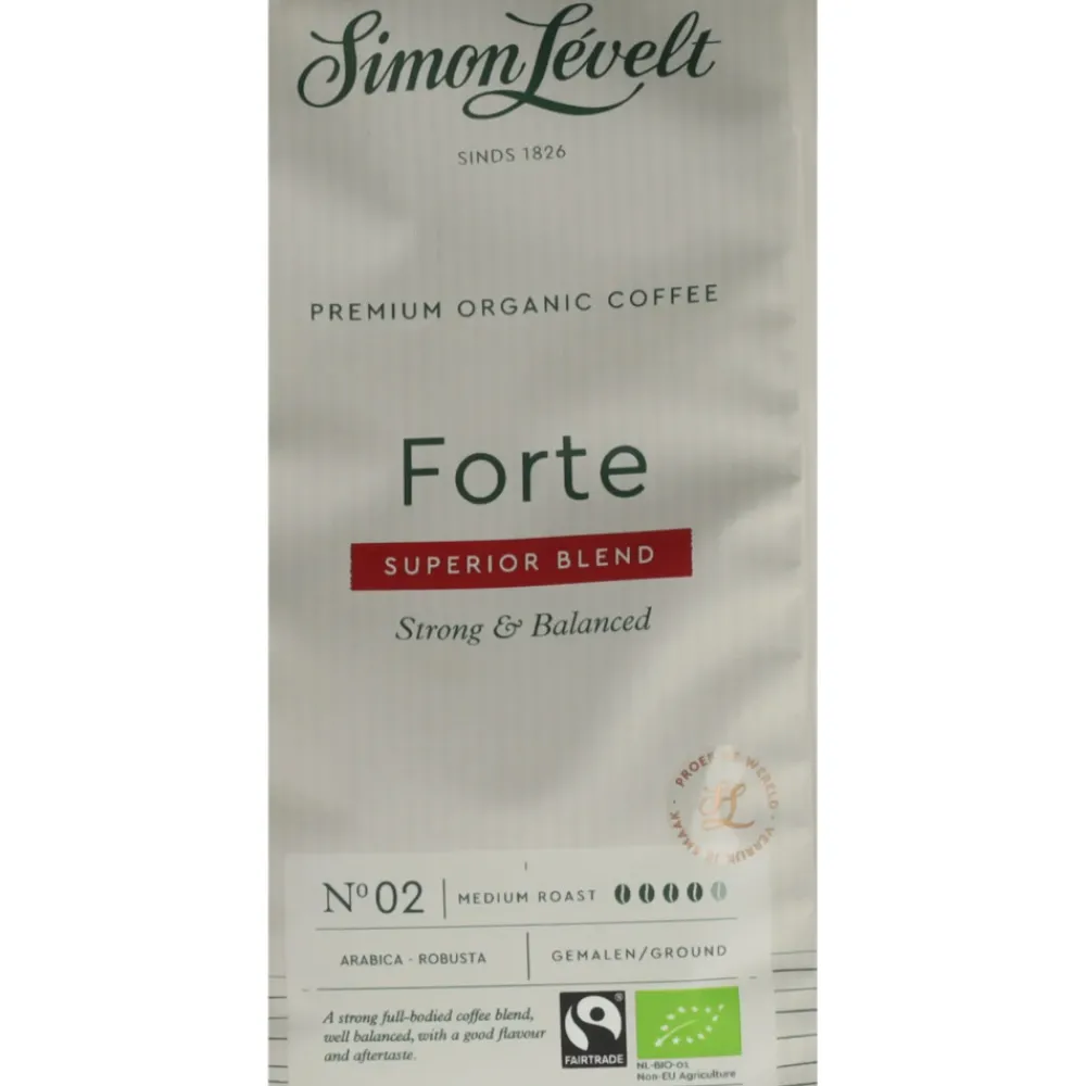 3x Koffie Organico Forte 250 gr^Simon Levelt Best