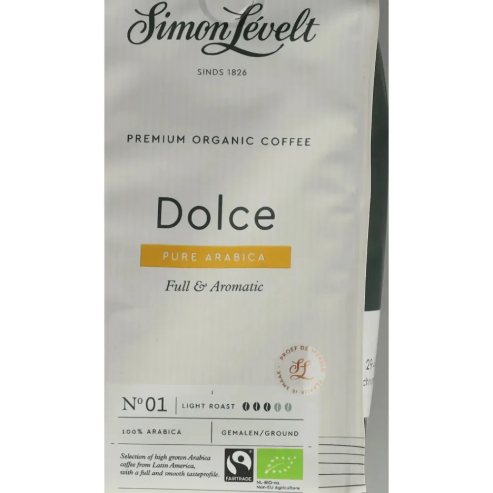 3x Koffie Organico Dolce 250 gr^Simon Levelt Outlet