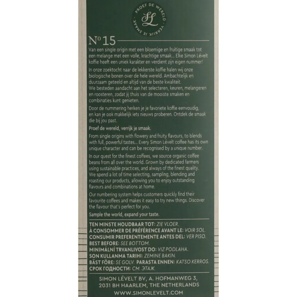Koffie<Simon Levelt 3x Oploskoffie 100% Arabica 100 gr