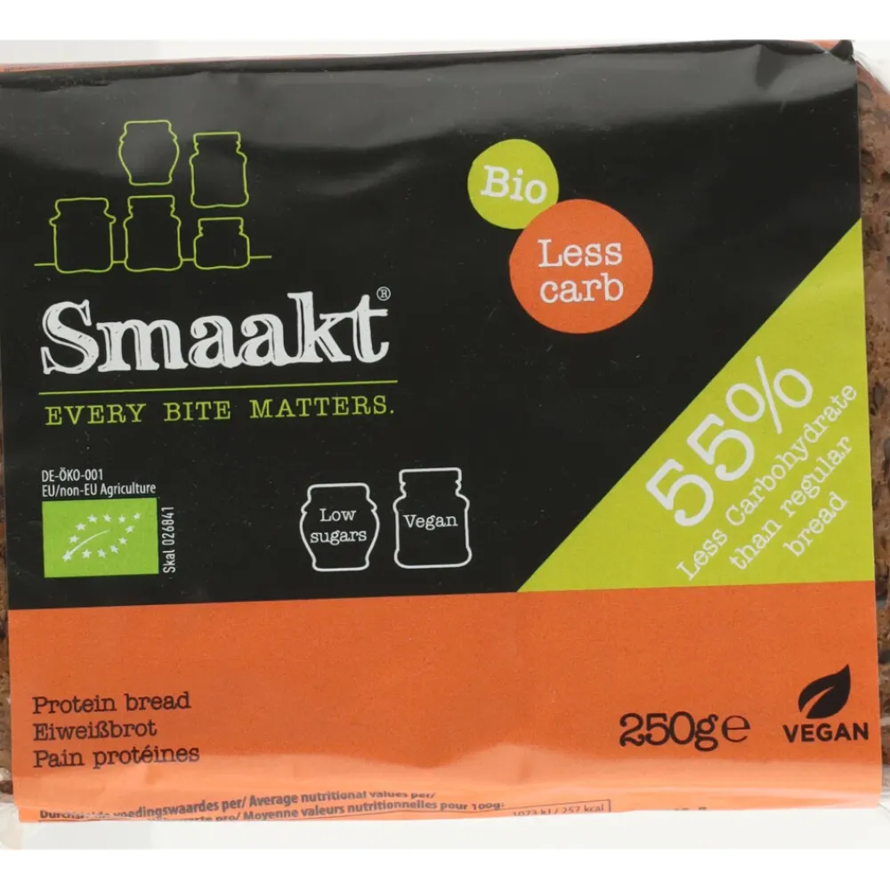 3x Less Carb Proteïne Brood Biologisch 250 gr^Smaakt Online