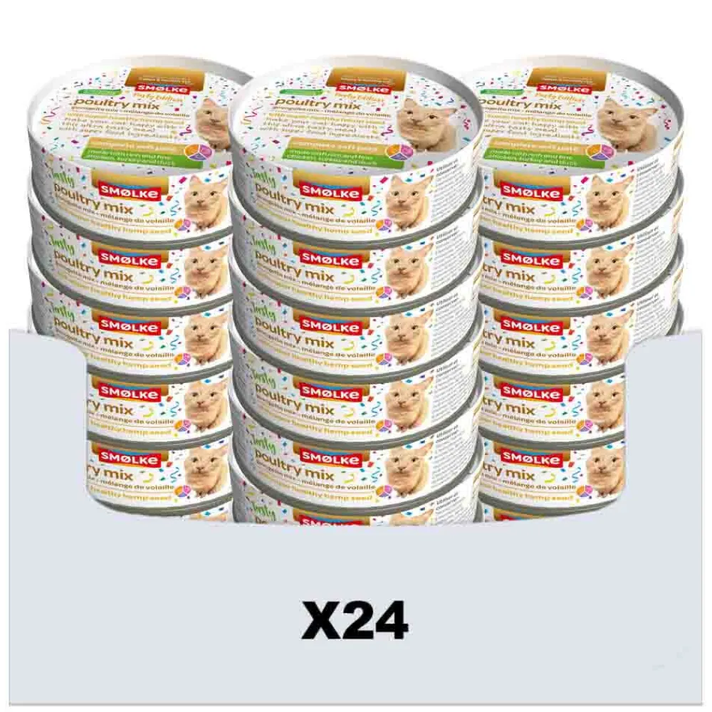 Best 24x Kattenvoer Soft Paté Party Edition 80 gr Kattenvoer