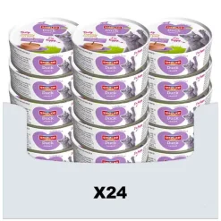 24x Kattenvoer Soft Paté Eend 80 gr^Smolke Clearance