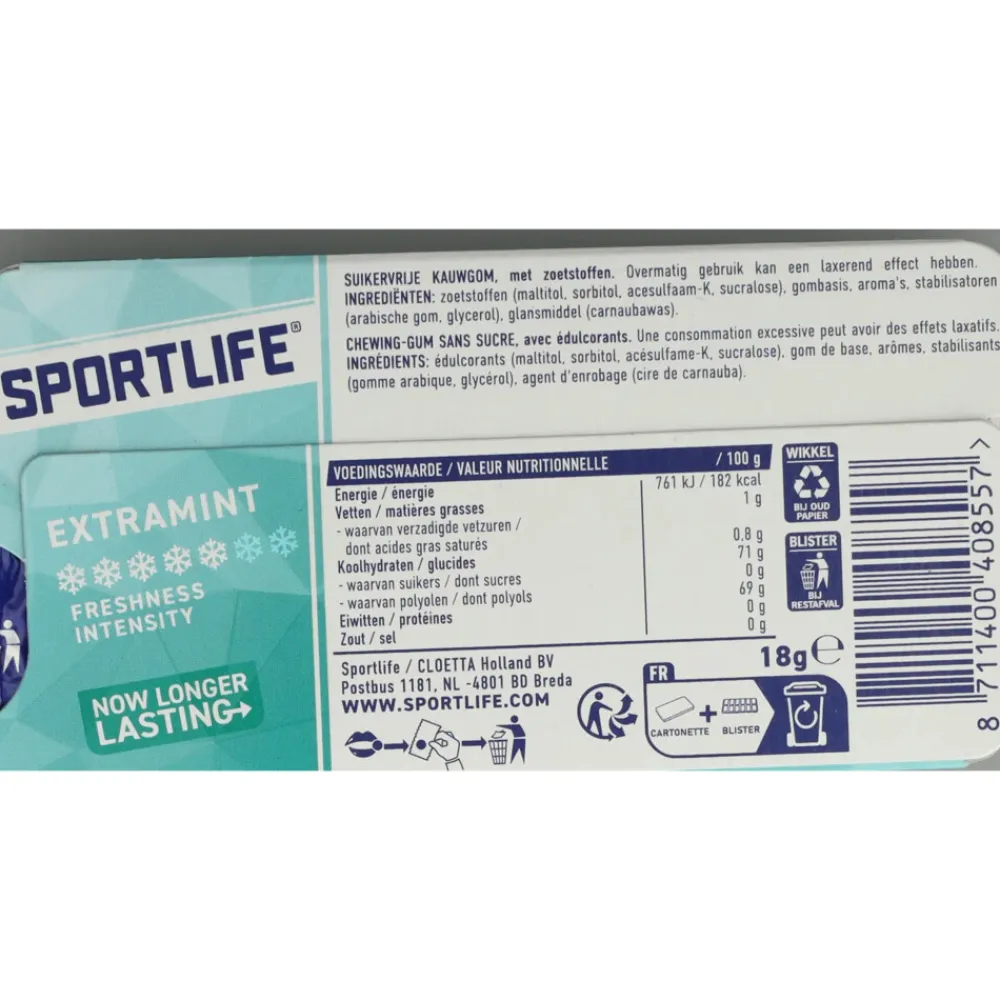 Specialistische Mondverzorging<Sportlife 48x Extra Mint 12 stuks