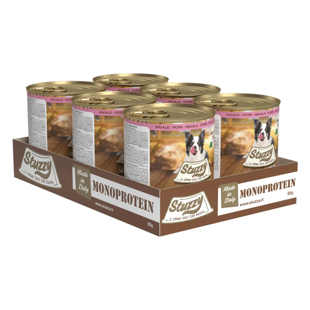 6x Hondenvoer Monoprotein Varken 800 gr^Stuzzy Online