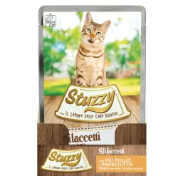 Kattenvoer<Stuzzy 24x Kat Shreds Ham 85 gr