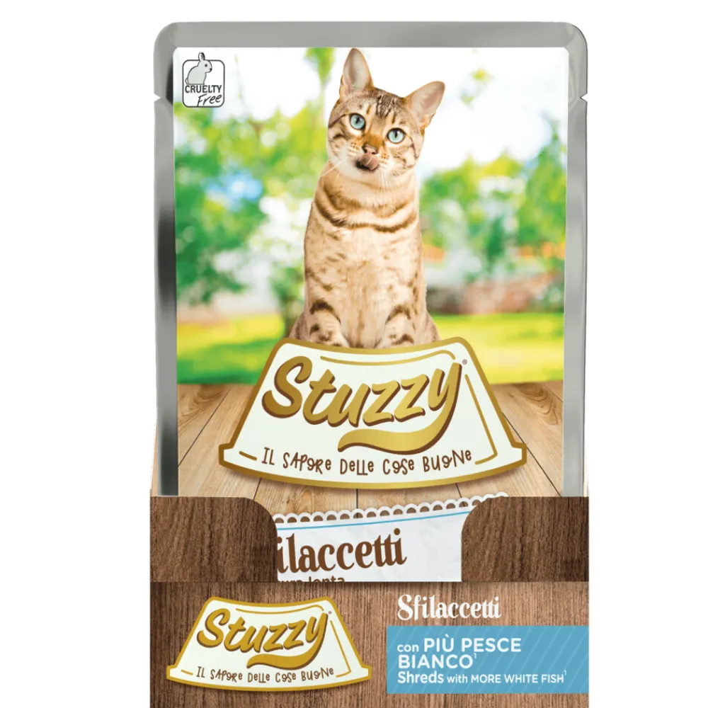 24x Kat Shreds Vis 85 gr Kattenvoer