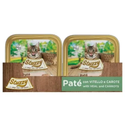 Kattenvoer<Stuzzy 32x Kattenvoer Paté Kalf - Wortel 100 gr