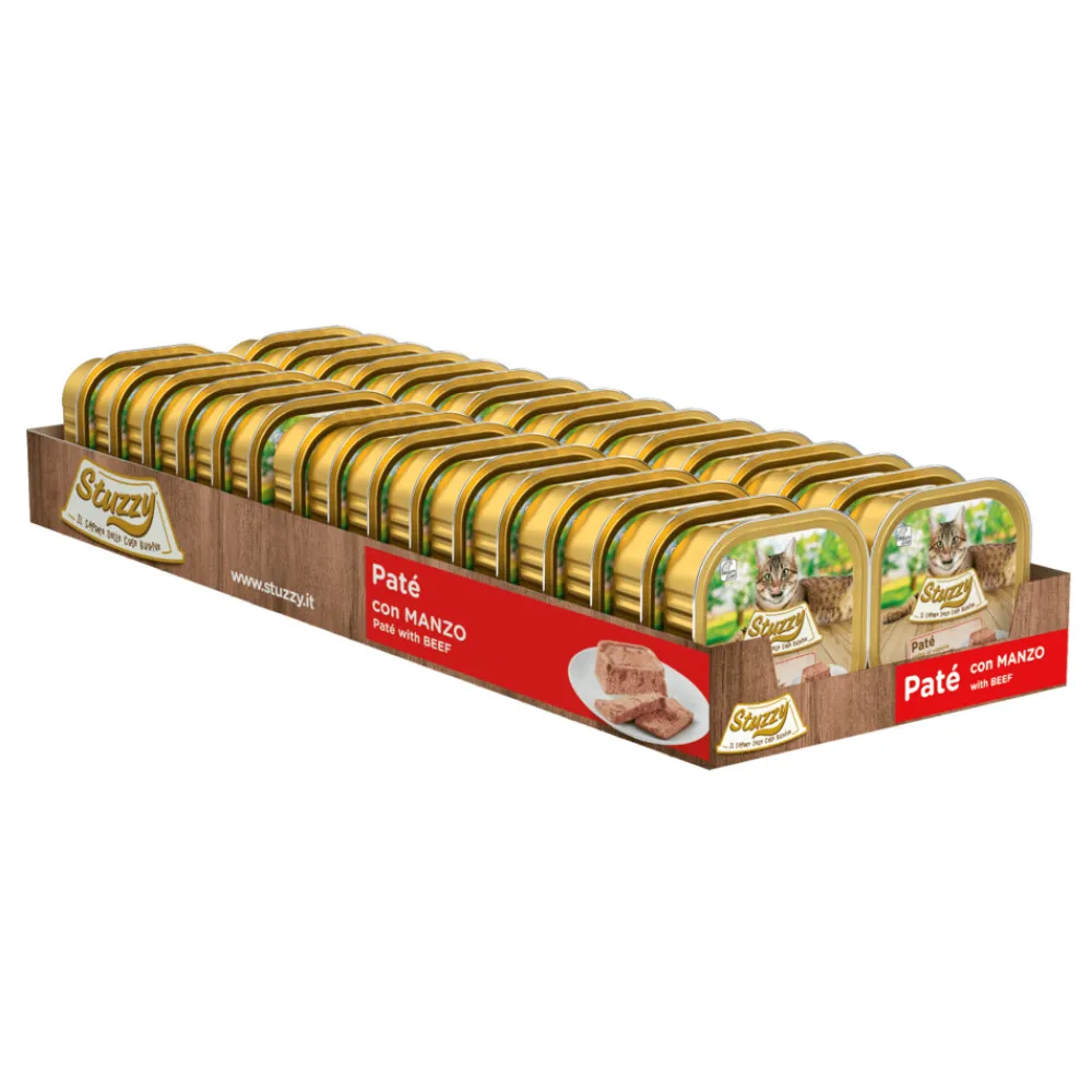 Kattenvoer<Stuzzy 32x Kattenvoer Paté Rund 100 gr