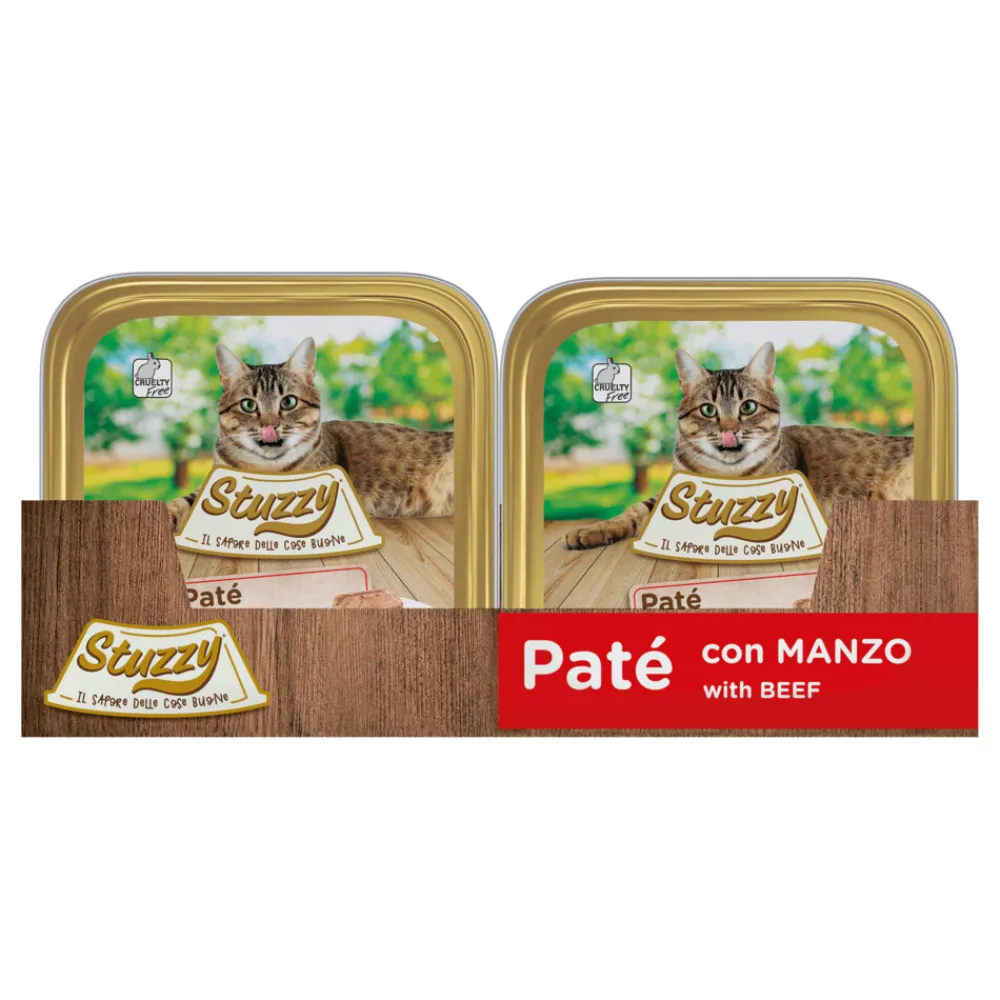 Kattenvoer<Stuzzy 32x Kattenvoer Paté Rund 100 gr