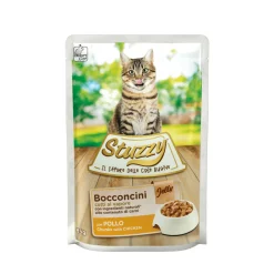 Kattenvoer<Stuzzy 24x Kattenvoer Pouch Kip 85 gr