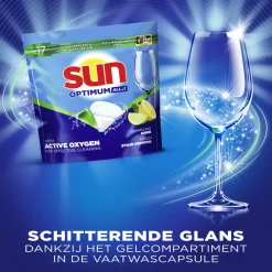 Machineafwas<Sun 8x Vaatwascapsules Citroen 17 stuks