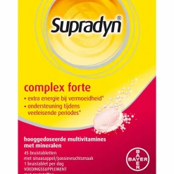 Multi Vitaminen En Mineralen|Mineralen<Supradyn 2x Complex Forte 45 bruistabletten