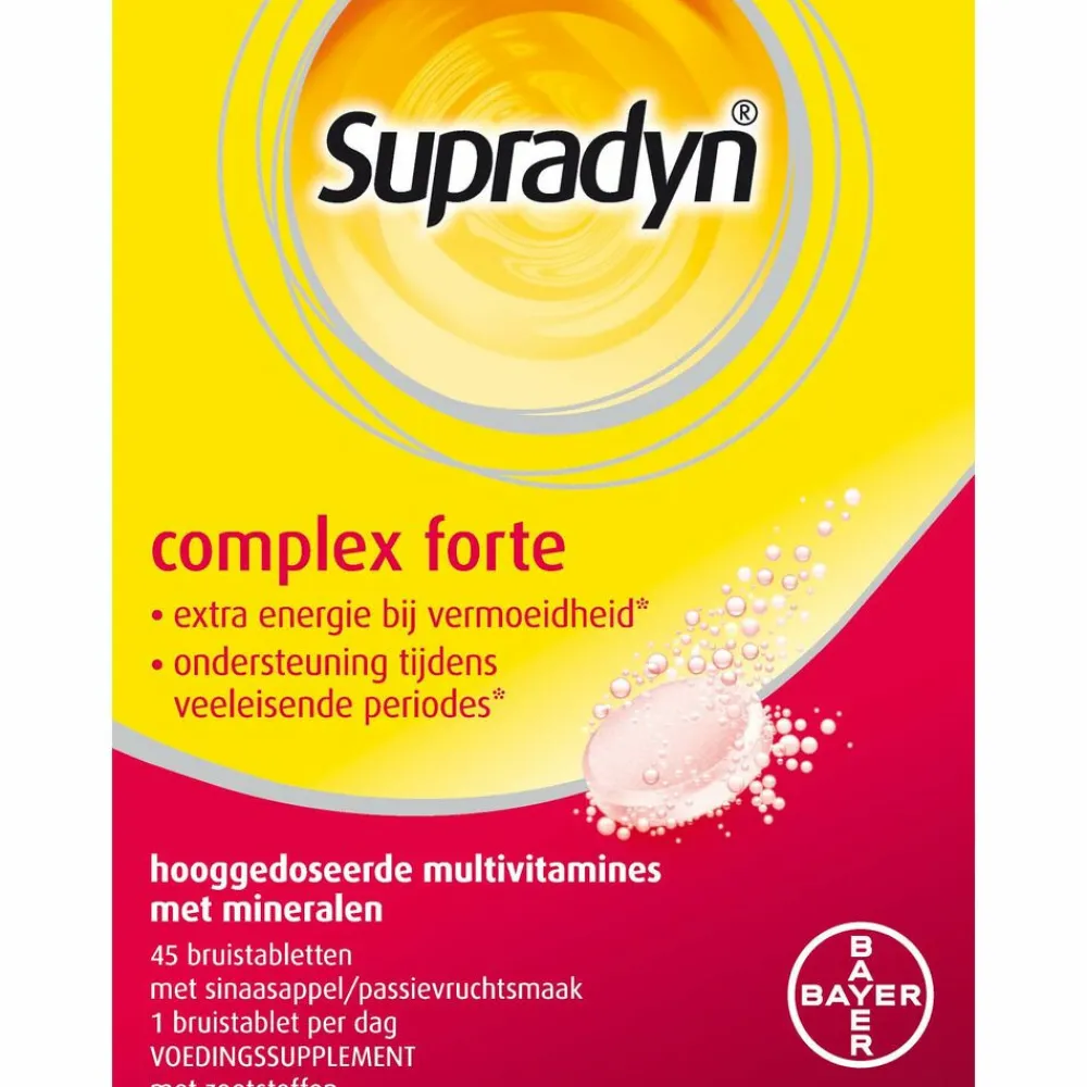 Multi Vitaminen En Mineralen|Mineralen<Supradyn 2x Complex Forte 45 bruistabletten