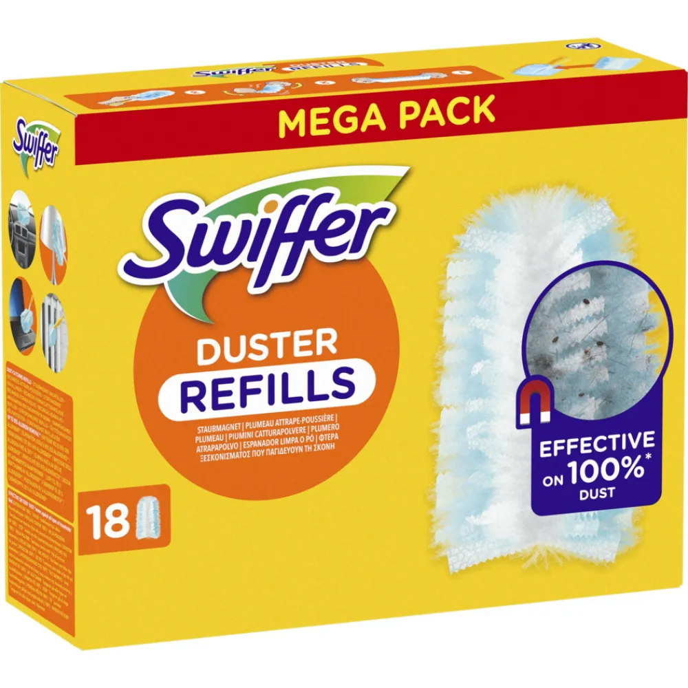 Schoonmaakdoekjes<Swiffer 3x Duster Navullingen 18 stuks