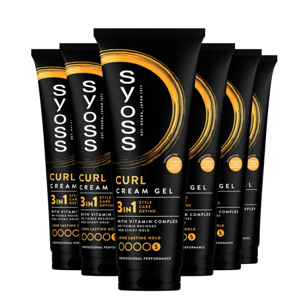 Haarstyling<Syoss 6x Curl Control Gel 250 ml