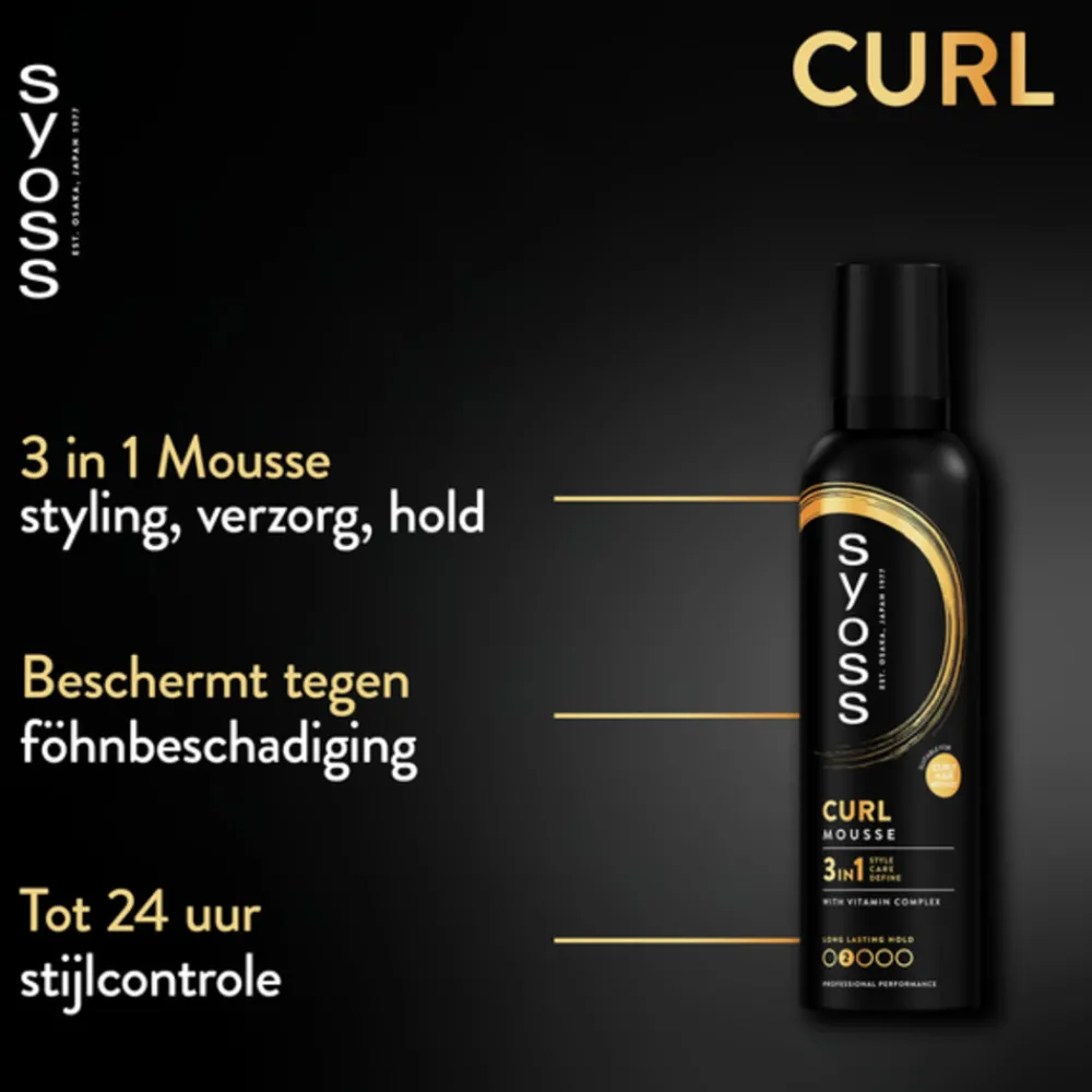6x Curl Haarmousse 250 ml^Syoss New
