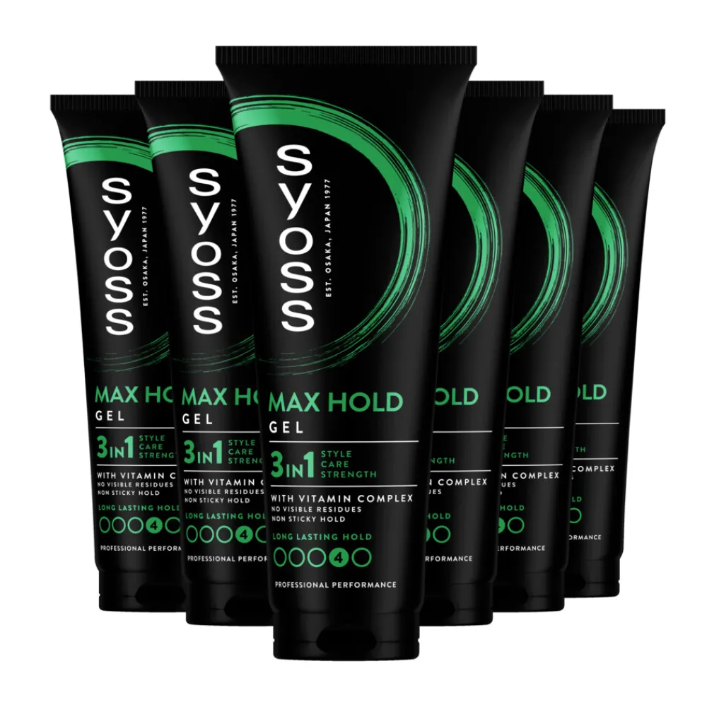 6x Max Hold Haargel 250 ml^Syoss Online
