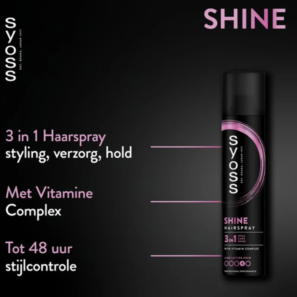 Best 6x Shine Hold Haarspray 300 ml Haarstyling