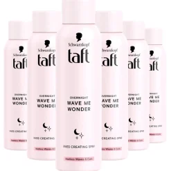 6x Curl Spray Overnight Wave Me Wonder 150 ml^Taft Hot