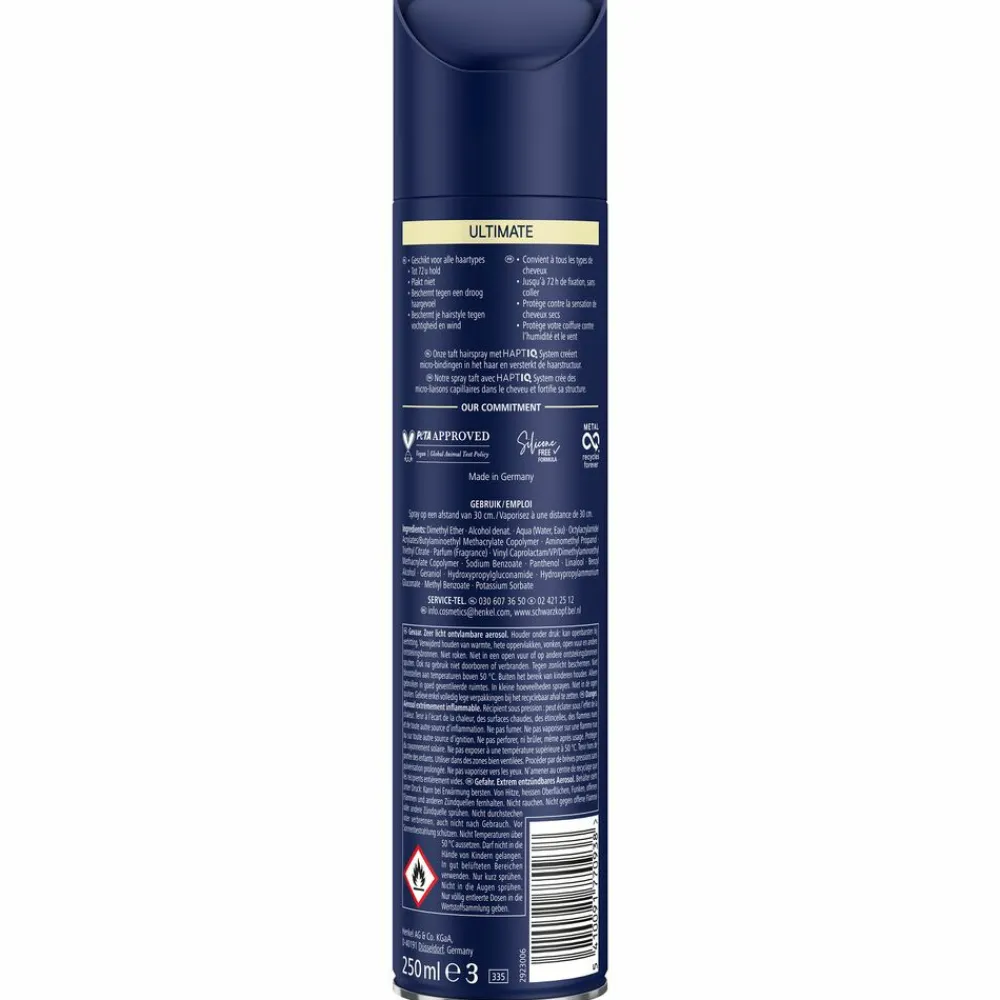 Haarstyling<Taft 6x Hairspray Ultimate 250 ml