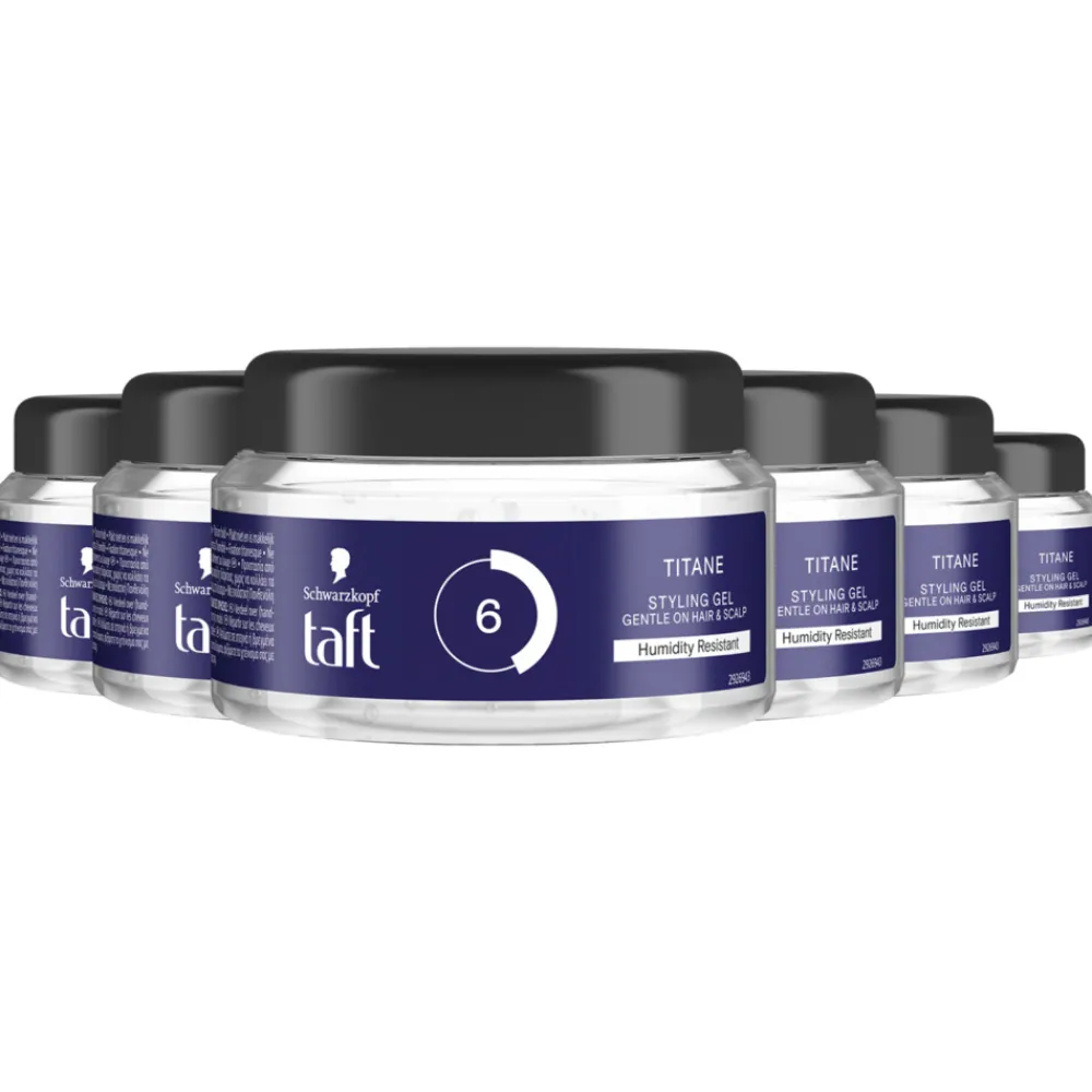 Haarstyling<Taft 6x Men Power Gel Titane Hold 6 250 ml