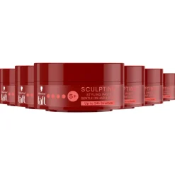 6x Restylable Level 6 Sculpting Paste 75 ml Haarstyling