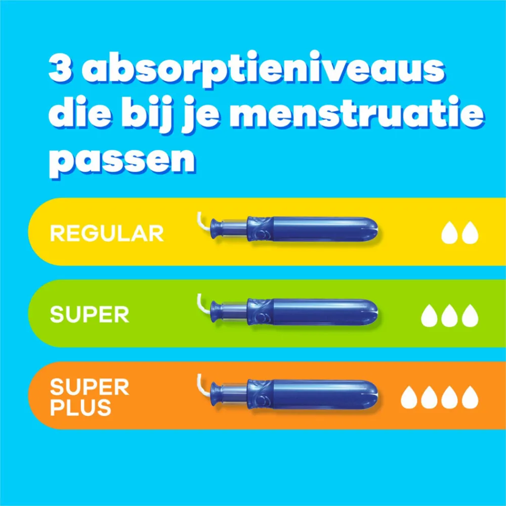 Clearance 8x Pearl Compak Super Plus Tampons met Inbrenghuls 18 stuks Intiemhygiëne