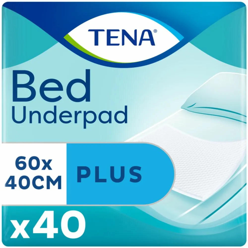 Incontinentie<TENA 4x Bed Onderlegger Plus 60 x 40 cm 40 stuks