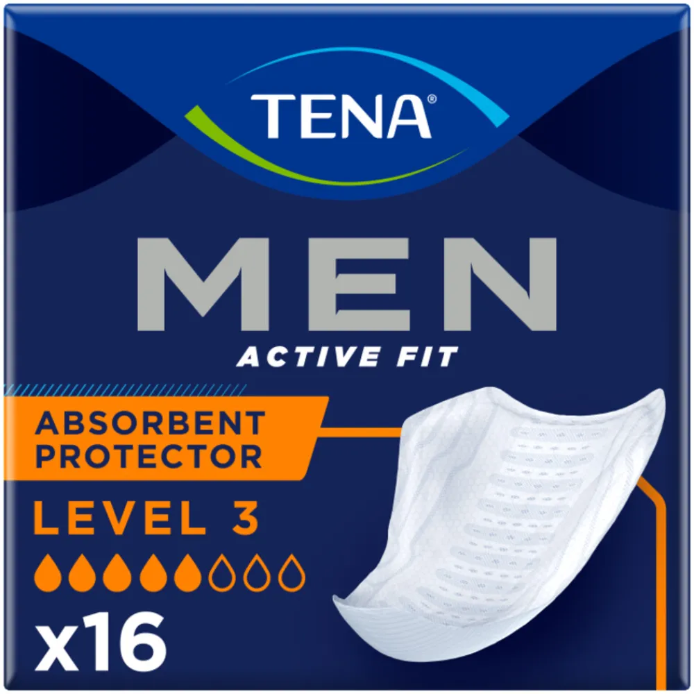 Incontinentie<TENA 3x Men Active Fit Level 3 16 stuks