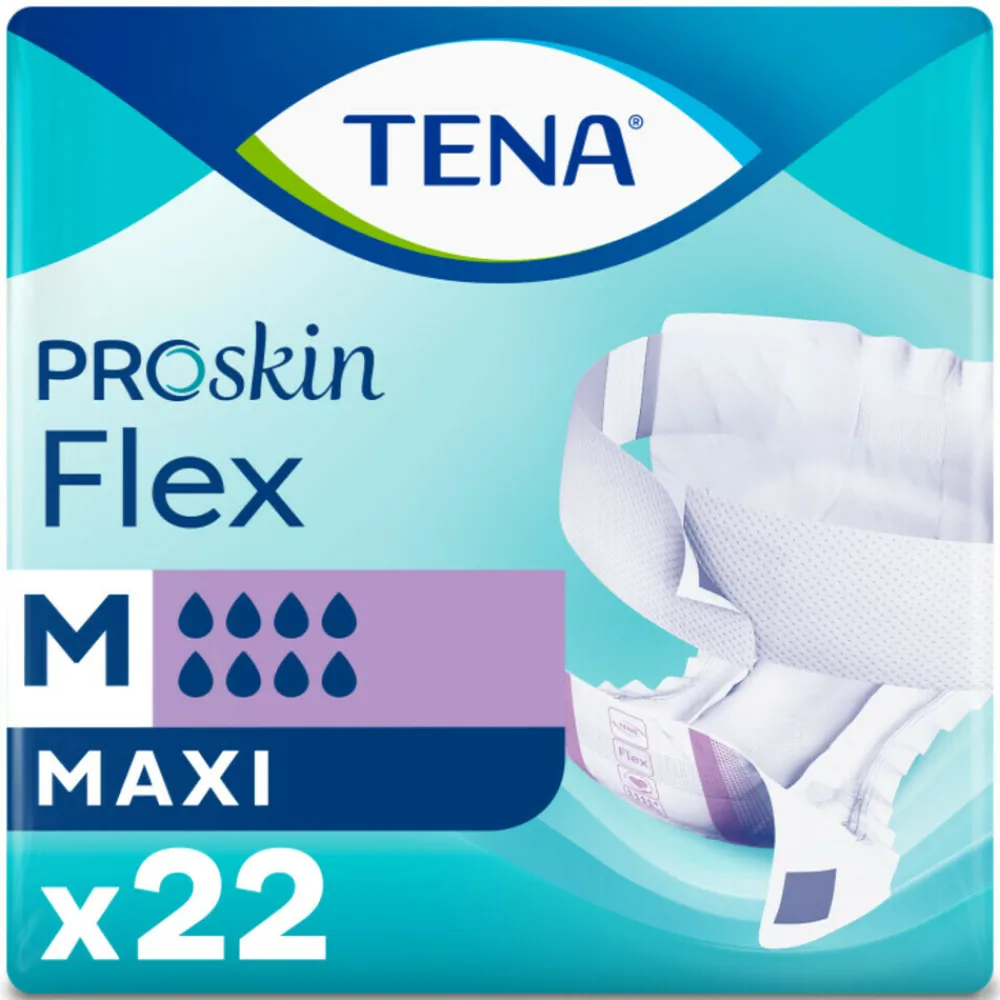 Incontinentie|Intiemhygiëne<TENA 3x Proskin Flex Maxi M 22 stuks