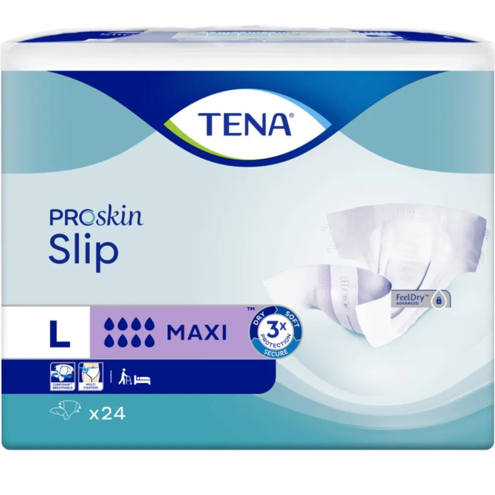 3x Proskin Slip Maxi L 24 stuks^TENA Clearance