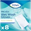 3x Proskin Wet Wash Gloves Mild Geparfumeerd 8 stuks^TENA New