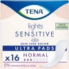 Incontinentie|Intiemhygiëne<TENA 3x Sensitive Lights Ultra Pads Normal 16 stuks